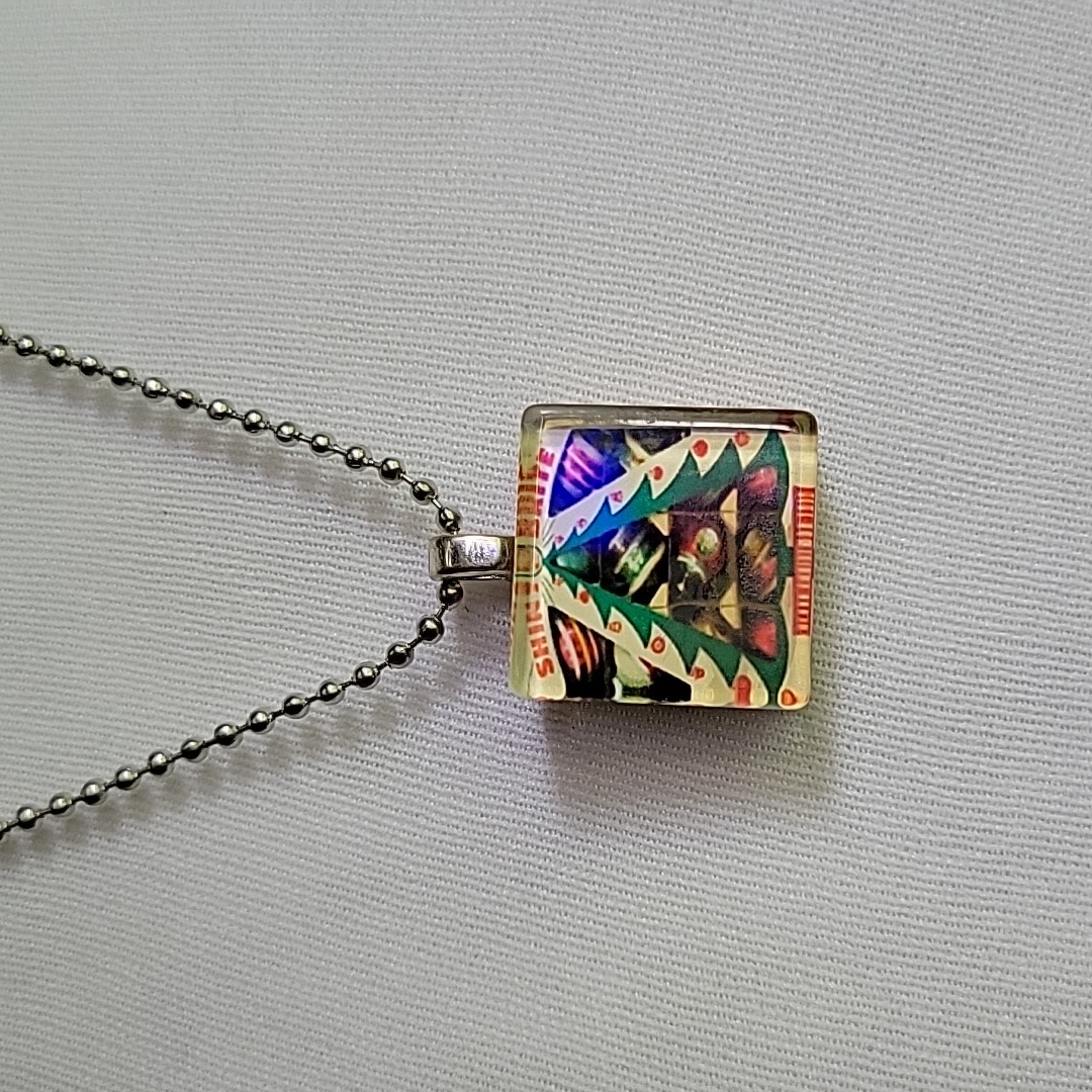 Last One Scrabble Tile Reversible Necklace